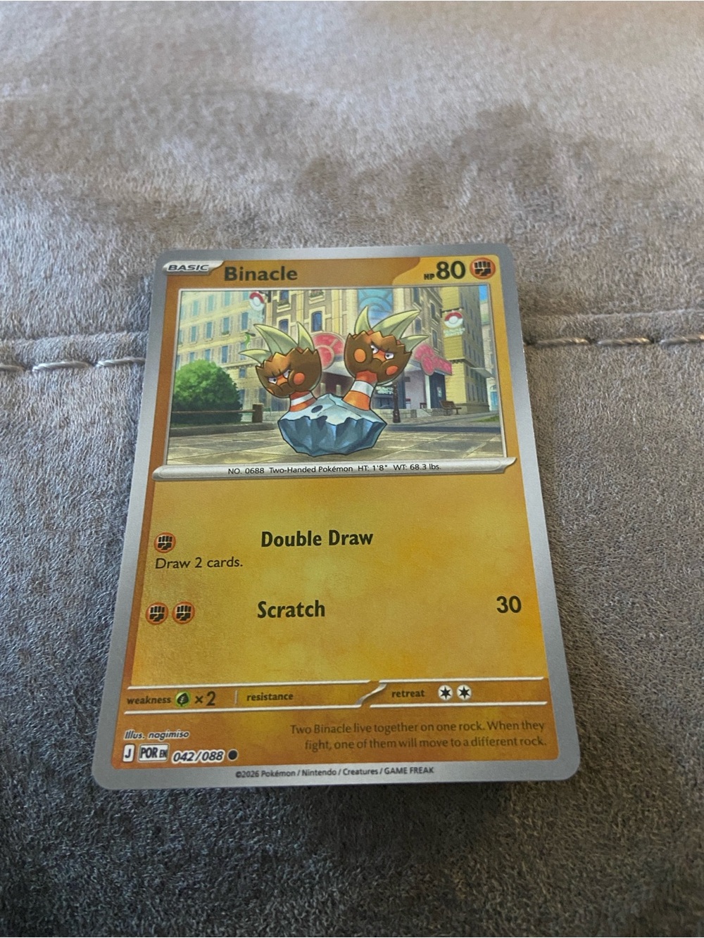 Binacle (Card Number 042/088)Perfect Order Rev holo
